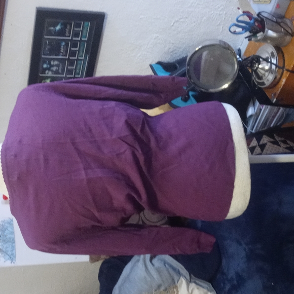 SOLD- Style & Co purple sweater size L. - Picture 3 of 4